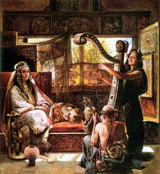 unknow artist Arab or Arabic people and life. Orientalism oil paintings  530 Norge oil painting art